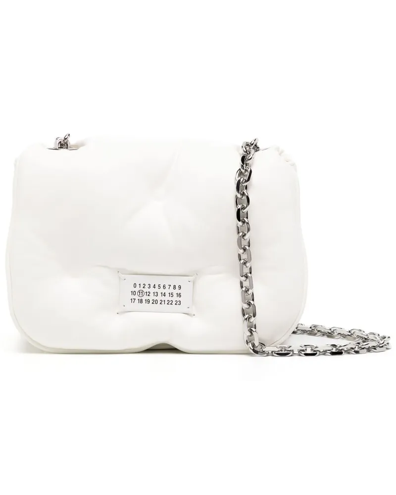 Maison Margiela Kleine Glam Slam Schultertasche - Weiß Weiß