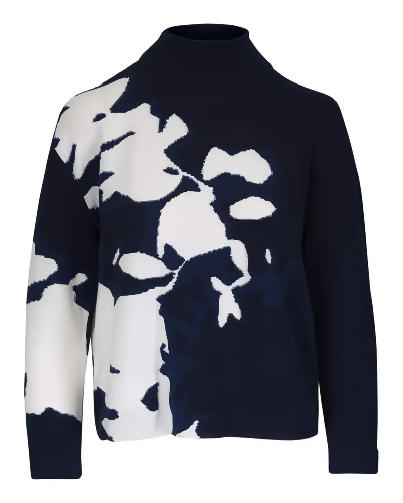 Akris floral high-neck sweater - Blau Blau