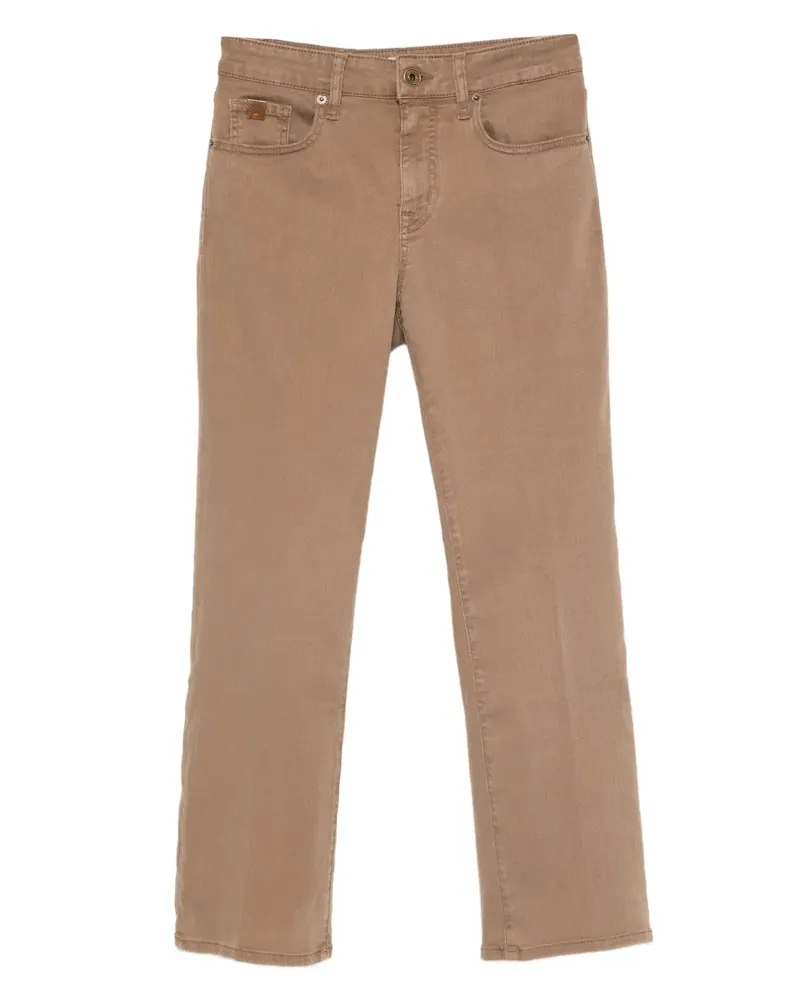 Jacob Cohën Kate Crop trousers - Braun Braun