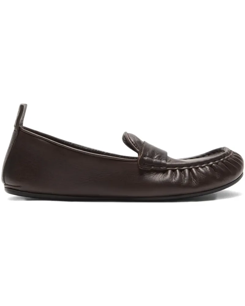 Acne Studios Loafer mit runder Kappe - Braun Braun