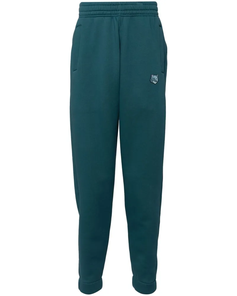 Kitsuné Jogginghose mit Bold Fox Head-Patch - Blau Blau