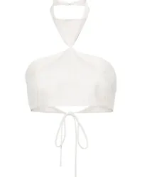 Philosophy Di Lorenzo Serafini Blub Cropped-Top mit Neckholder Nude