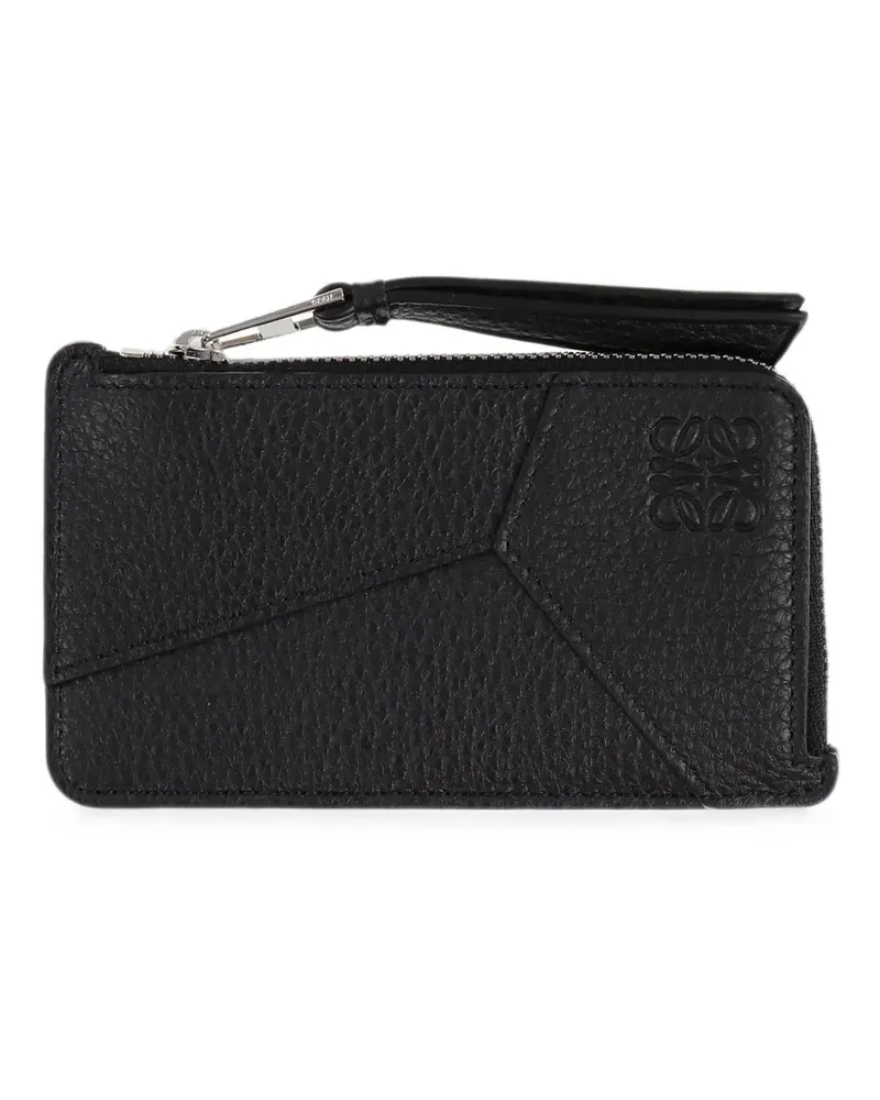 Loewe Puzzle Edge cardholder - Schwarz Schwarz