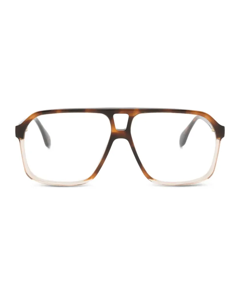 GIGI STUDIOS Brille mit Pilotengestell - Braun Braun