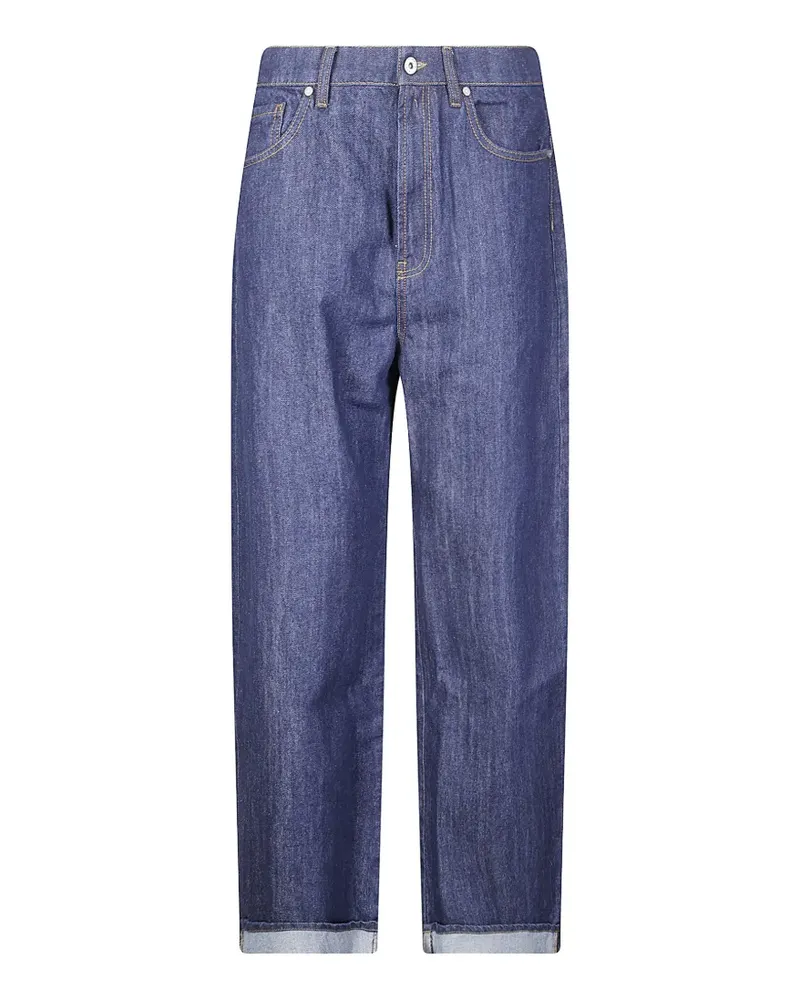 P.A.R.O.S.H. P.A.R.O H. Jeans mit Kontrastnähten - Blau Blau