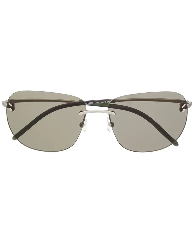 Stella McCartney Rahmenlose Sonnenbrille - Silber Silber