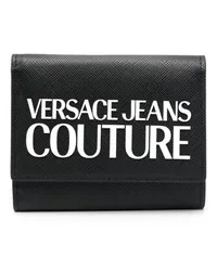 Versace Jeans Portemonnaie mit Logo-Schild Schwarz