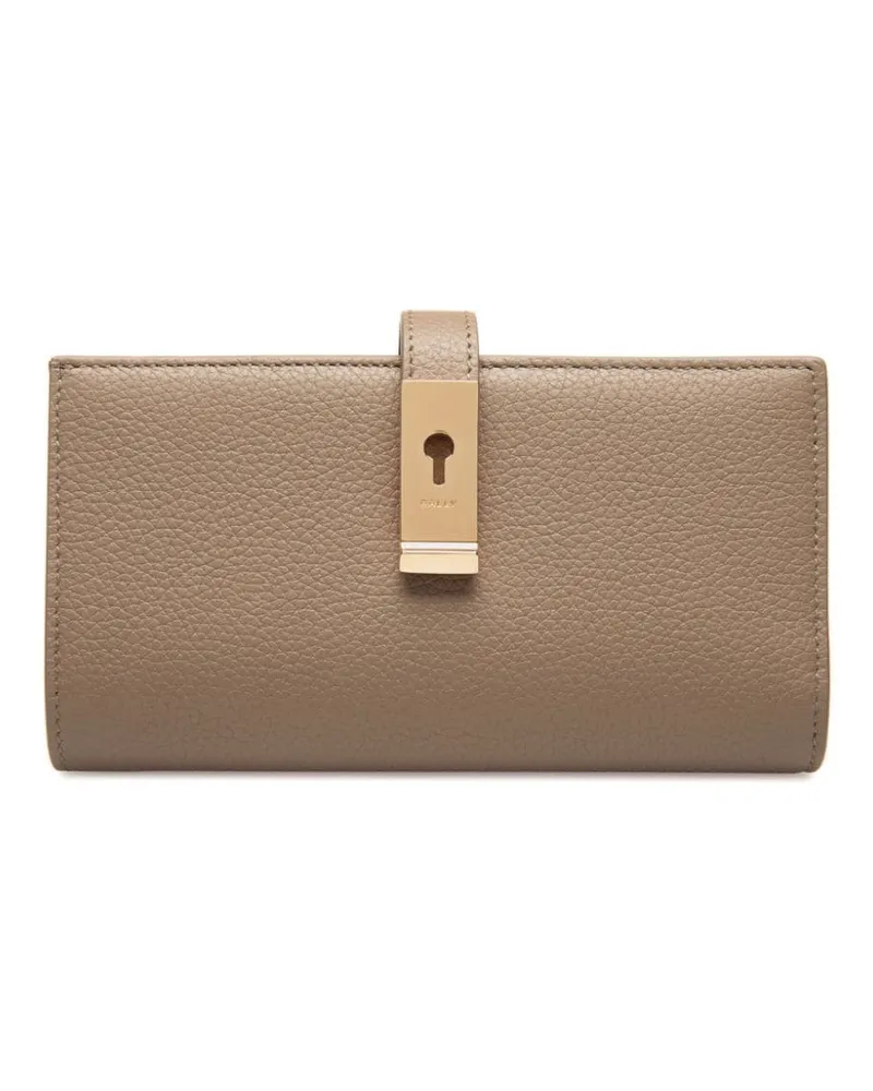 Bally Lock Me Portemonnaie - Nude Nude