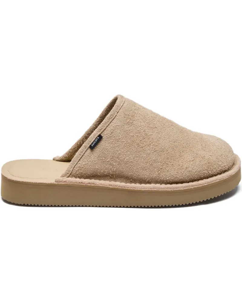 SUICOKE Mules aus Wildleder - Nude Nude