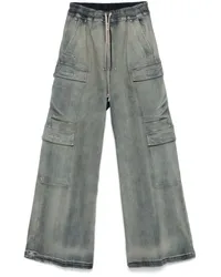 DRKSHDW by Rick Owens Double Cargo Jumbo Belas Jeans Blau