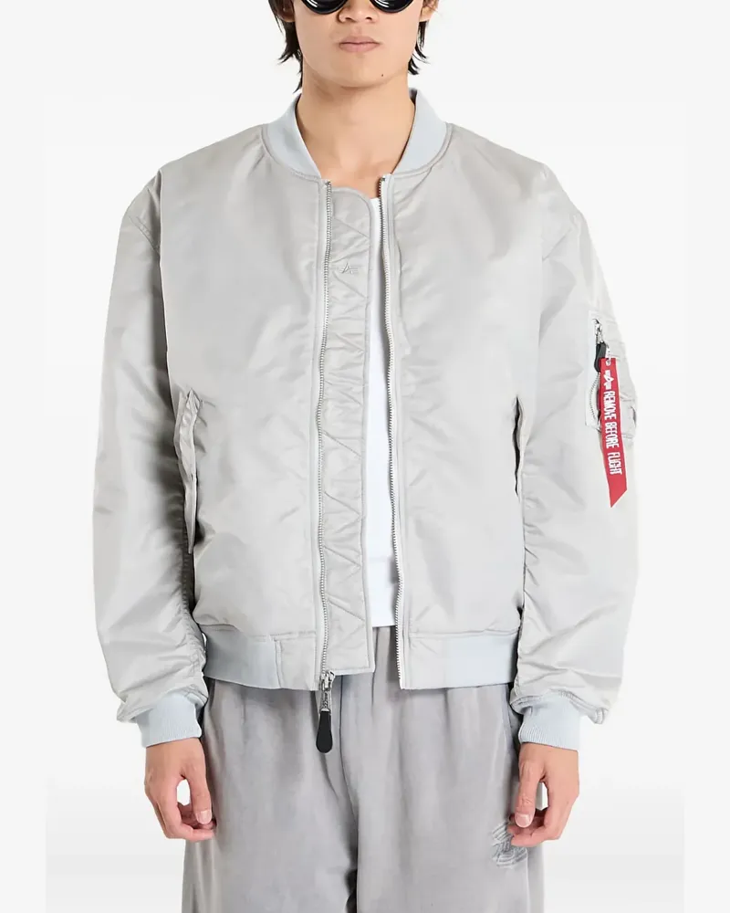 Alpha Industries MA-1 Heritage Bomberjacke - Grau Grau