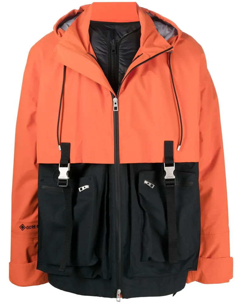 Loewe Parka im Layering-Look Orange