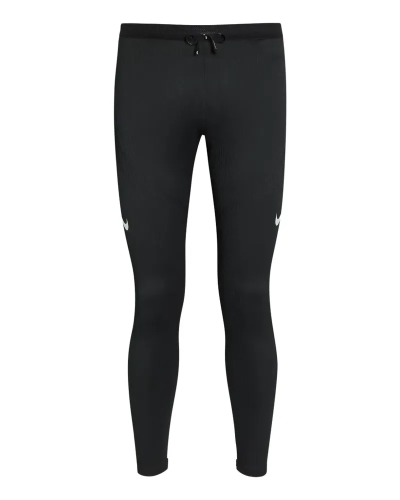 Nike logo-print drawstring track pants - Schwarz Schwarz