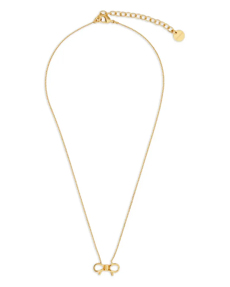 Ferragamo Halskette mit Schleifenanhänger - Gold Gold