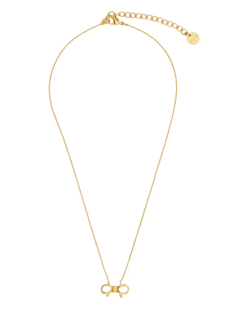Ferragamo Halskette mit Schleifenanhänger - Gold Gold