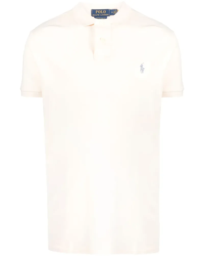Ralph Lauren Poloshirt mit Logo-Stickerei - Nude Nude