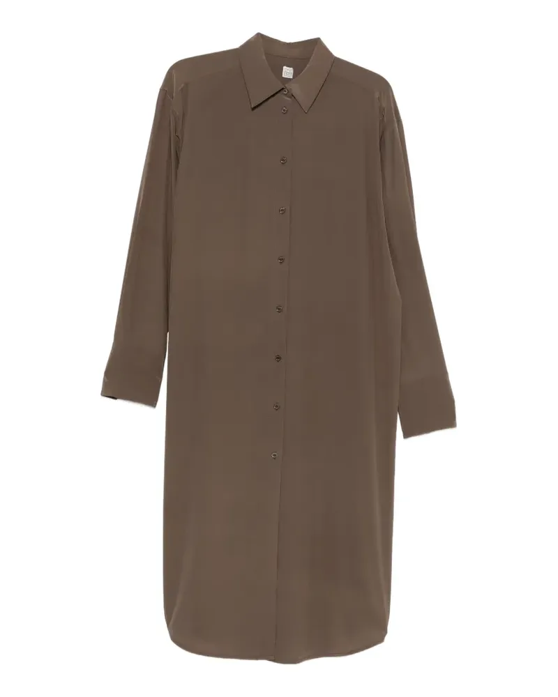 Totême long-sleeves midi dress - Braun Braun