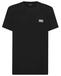 Billionaire T-Shirt mit Logo-Schild Schwarz