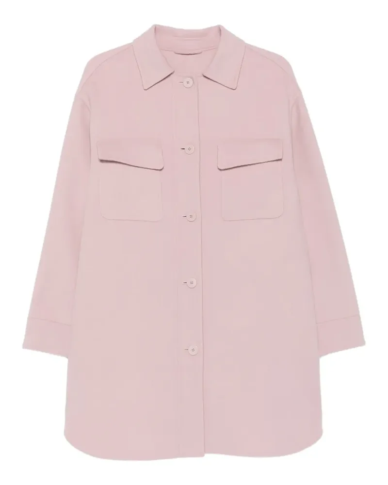 Bogner button-up chest-pocket coat - Rosa Rosa