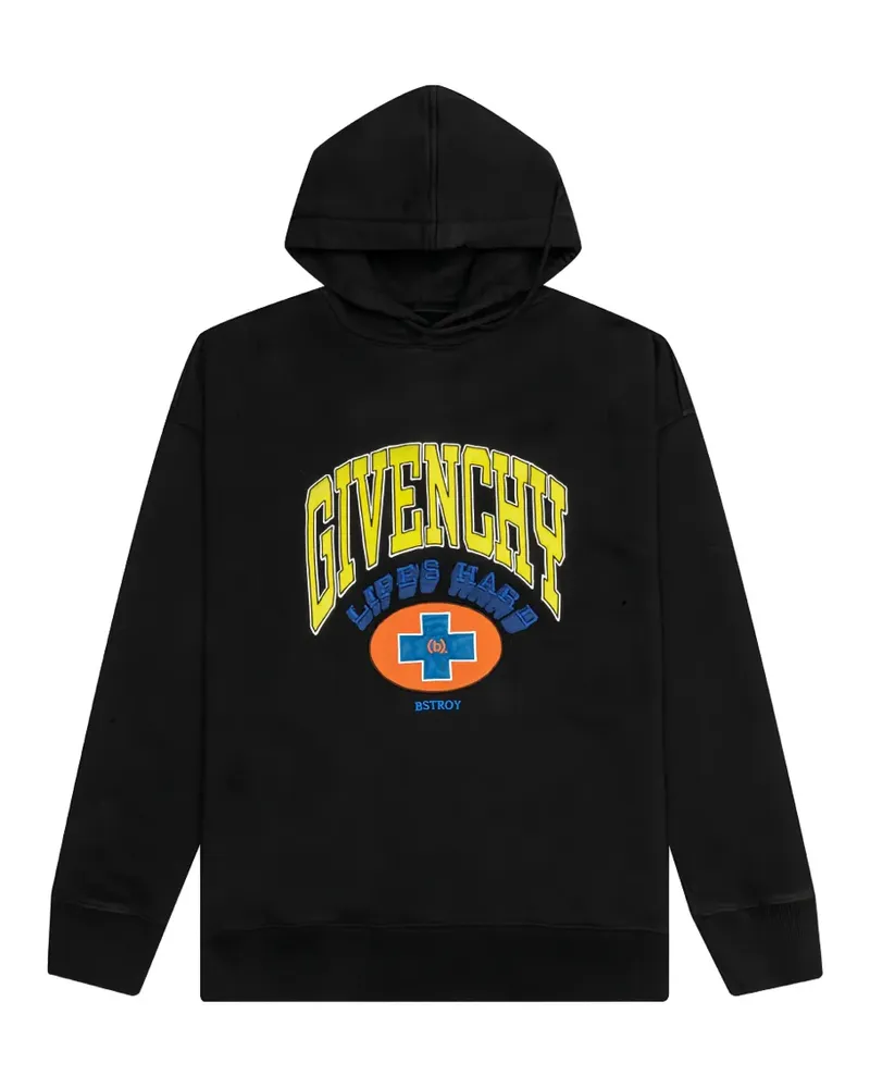 Givenchy Hoodie mit grafischem Print - Schwarz Schwarz