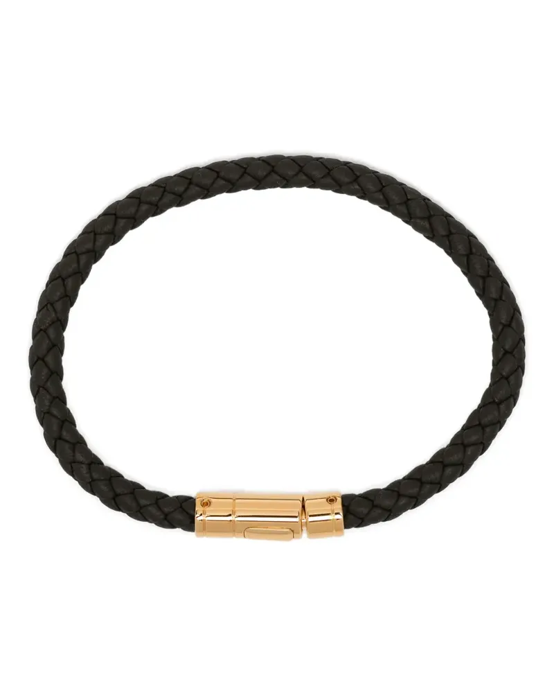 Tom Ford braided leather bracelet - Grün Grün
