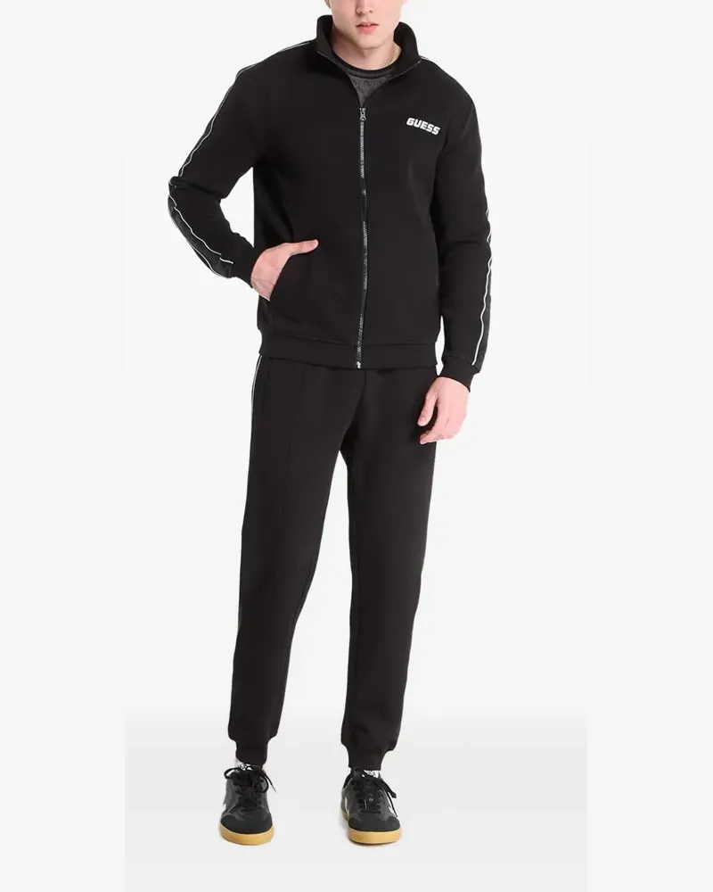 Guess Sweatshirt mit Logo - Schwarz Schwarz