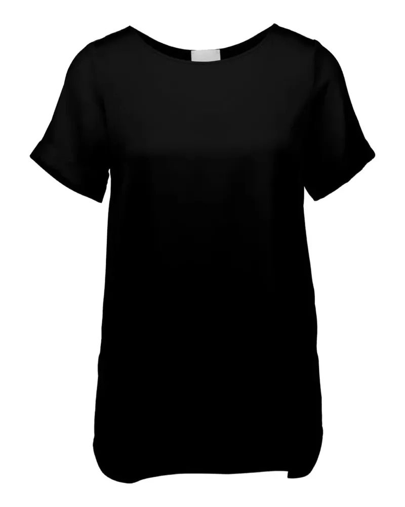 ALLUDE crew-neck T-shirt - Schwarz Schwarz