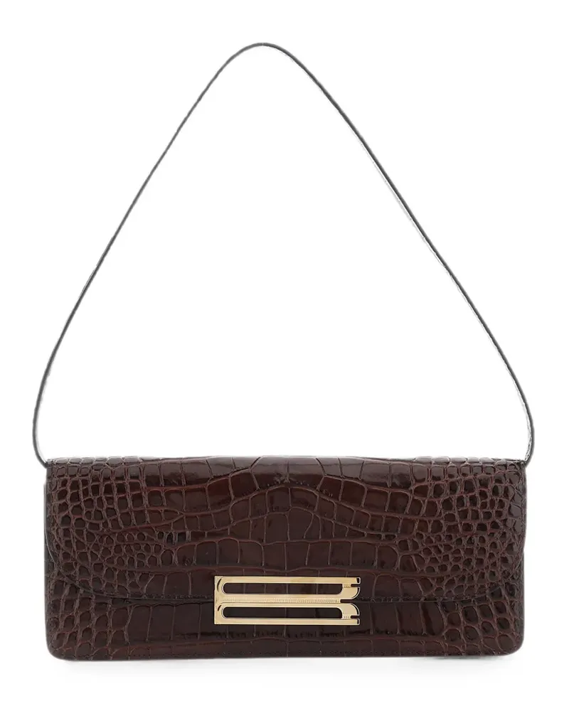 Victoria Beckham Dorian East-West shoulder bag - Braun Braun