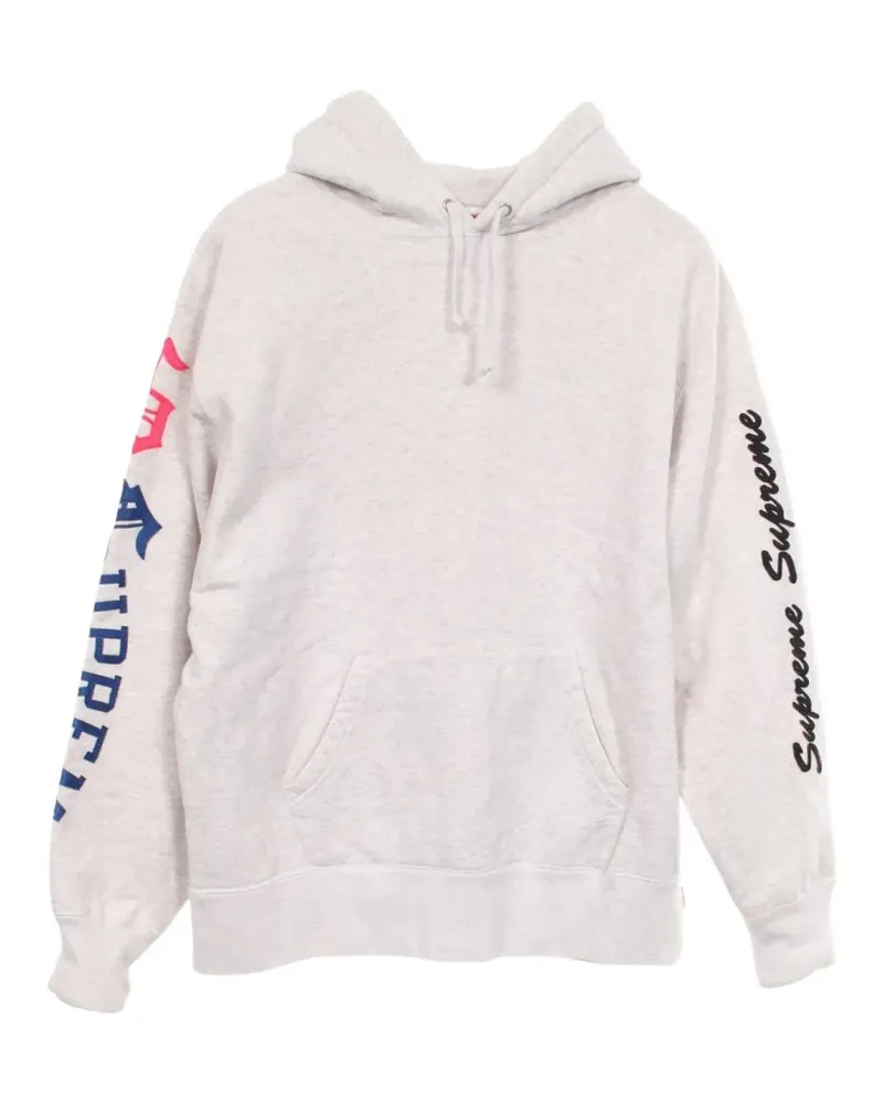 Supreme Being 2000s logo-print hoodie - Grau Grau