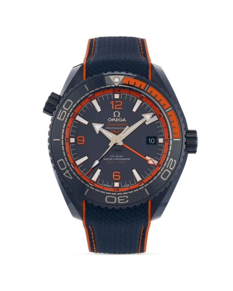 Omega 2024 Ungetragene Seamaster Planet Ocean Big Blue 455mm Blau