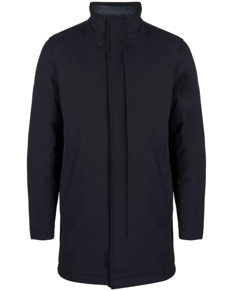 Herno Daunen-Regenmantel im Layering-Look - Blau Blau