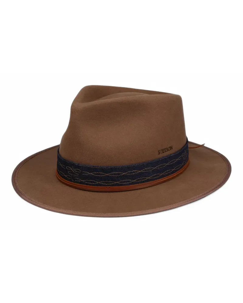 Stetson wool felt fedora hat - Braun Braun