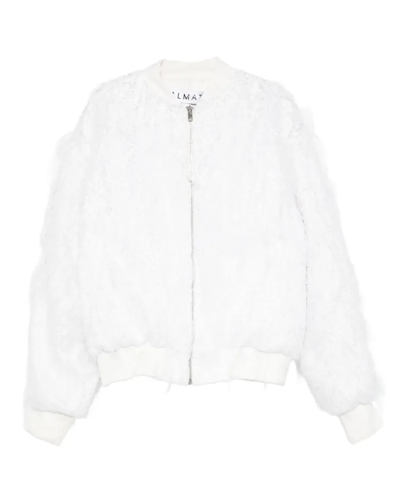 ALMAZ Bomberjacke mit Pailletten - Weiß Weiß