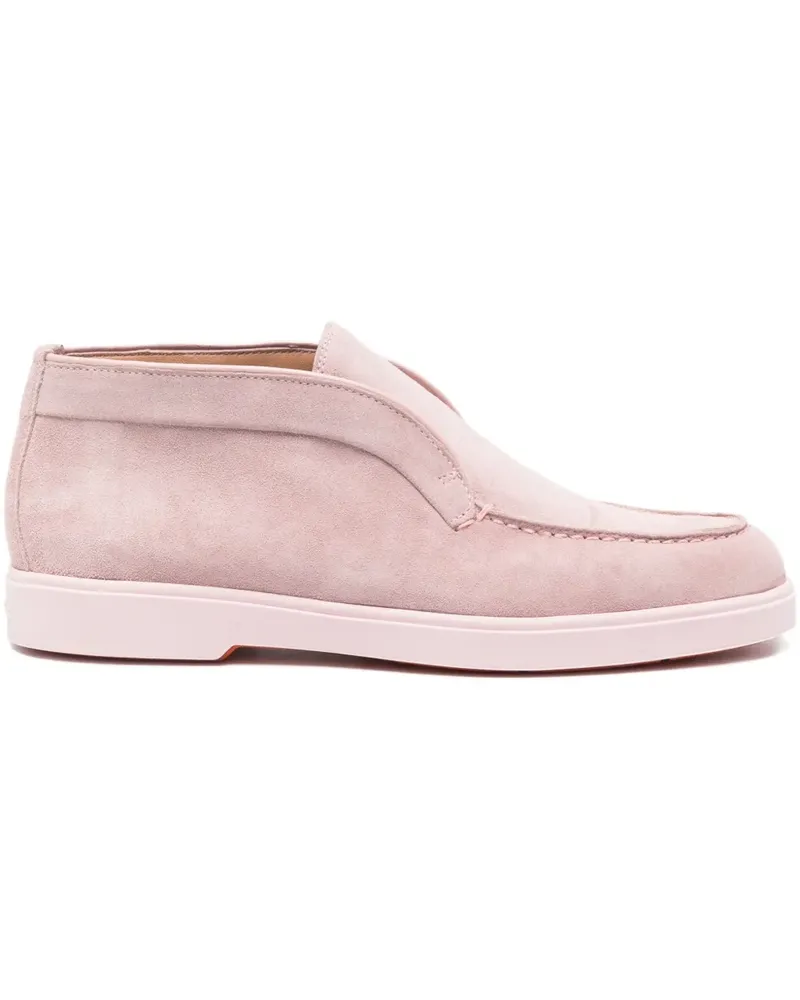 Santoni Loafer aus Wildleder - Rosa Rosa