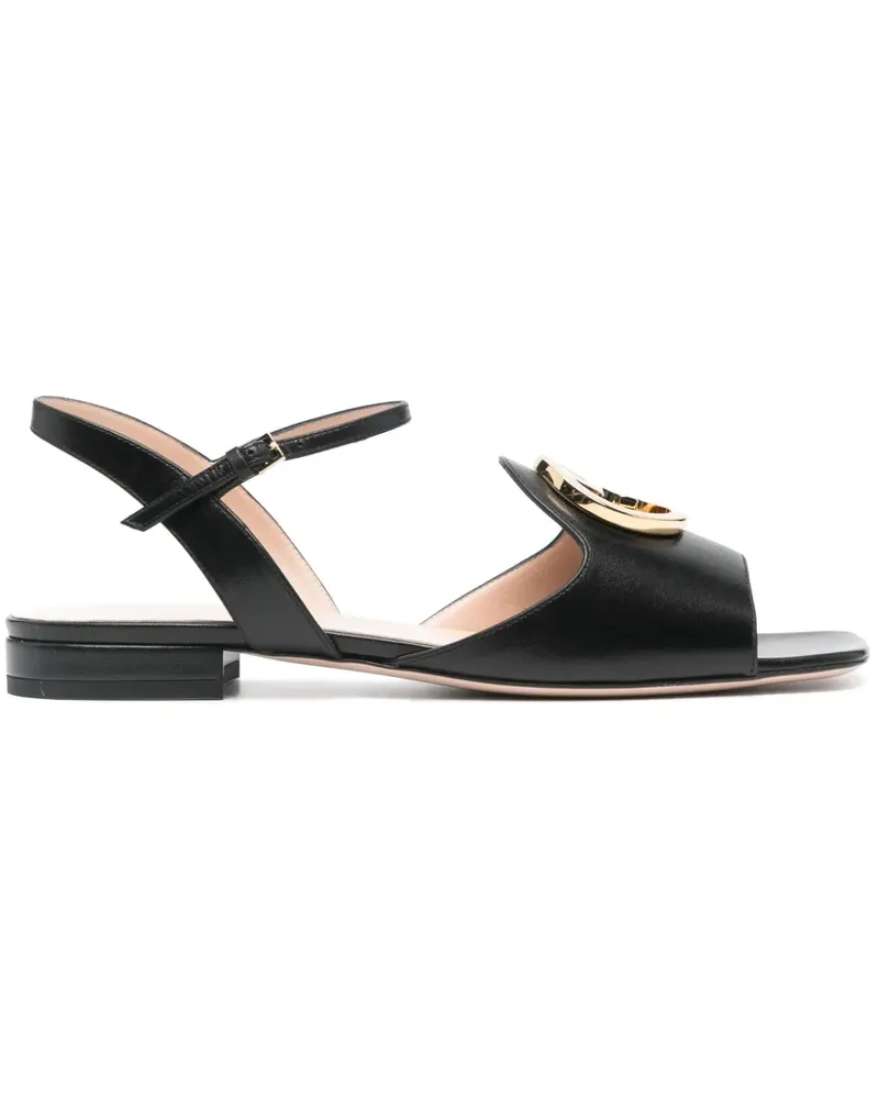 Gucci Sandalen mit GG-Logo - Schwarz Schwarz