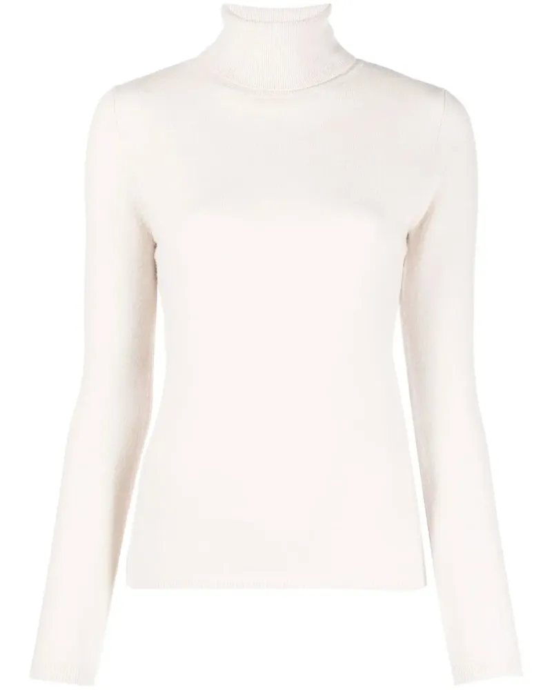 ALLUDE Kaschmirpullover mit Rollkragen - Nude Nude