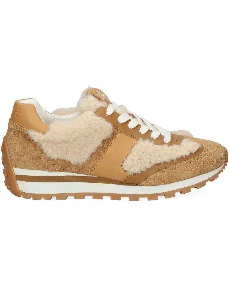 Ralph Lauren Sneakers mit Shearling - Braun Braun