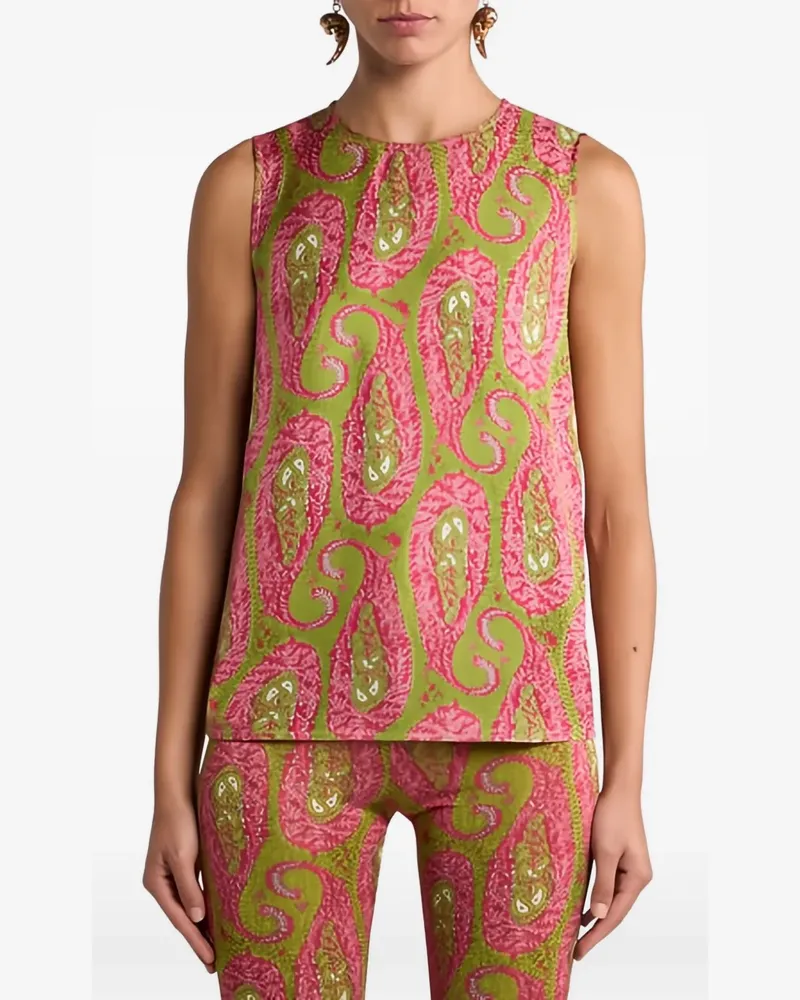 Etro Oberteil mit Paisley-Motiv - Rosa Rosa