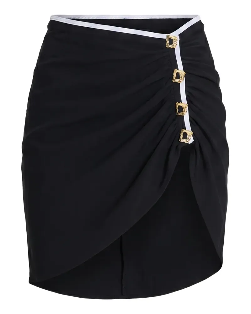 MOEVA Mirazur gathered mini skirt - Schwarz Schwarz