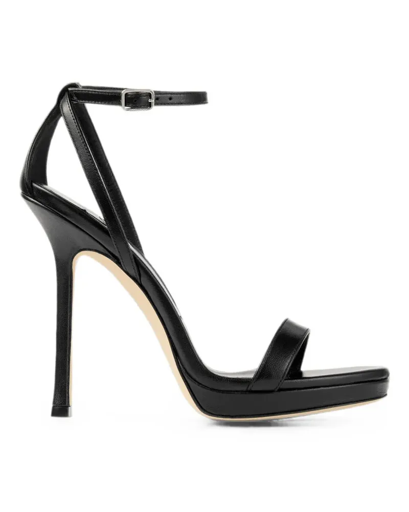 Jimmy Choo Moza Sandalen mit Knöchelriemen - Schwarz Schwarz