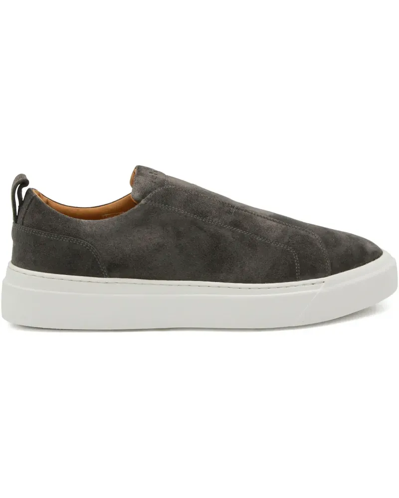 Kiton suede sneakers - Grau Grau
