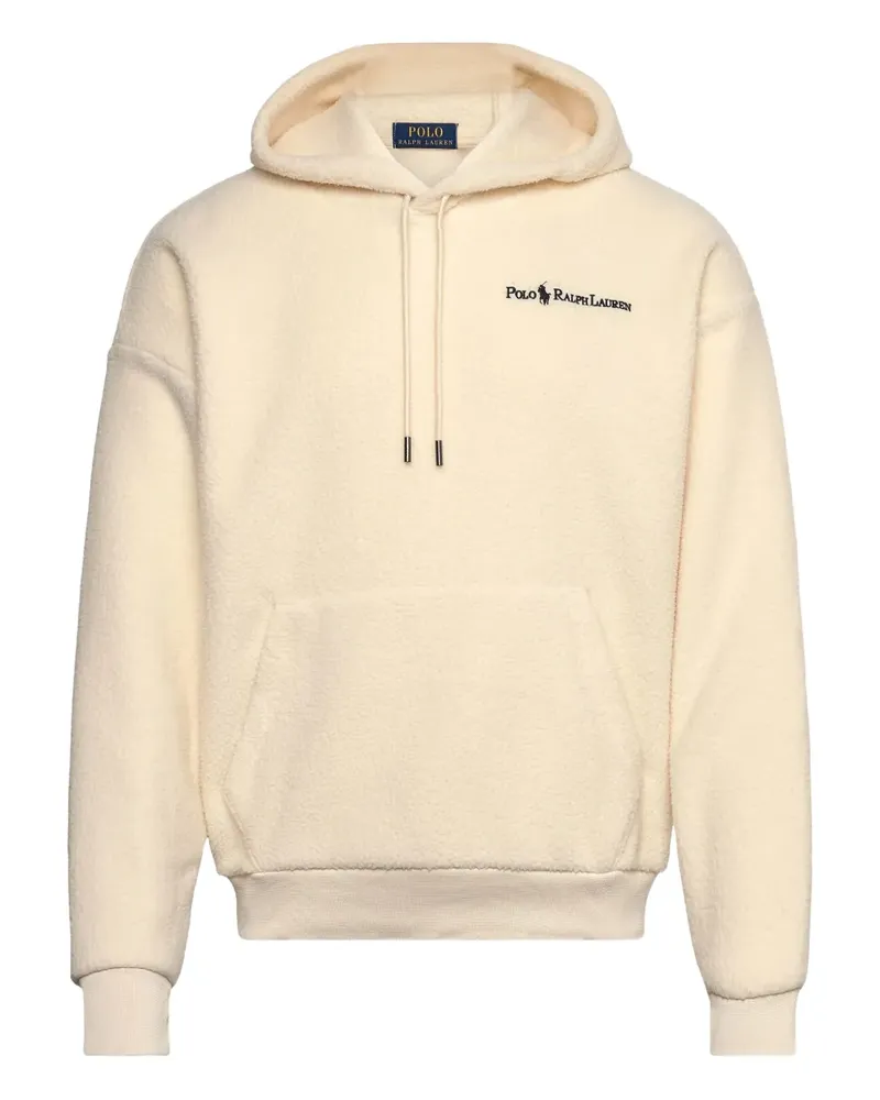 Ralph Lauren logo-detail hoodie - Nude Nude