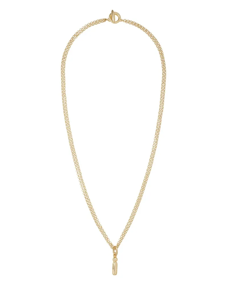 Roxanne Assoulin The Puffy Initial Halskette - Gold Gold