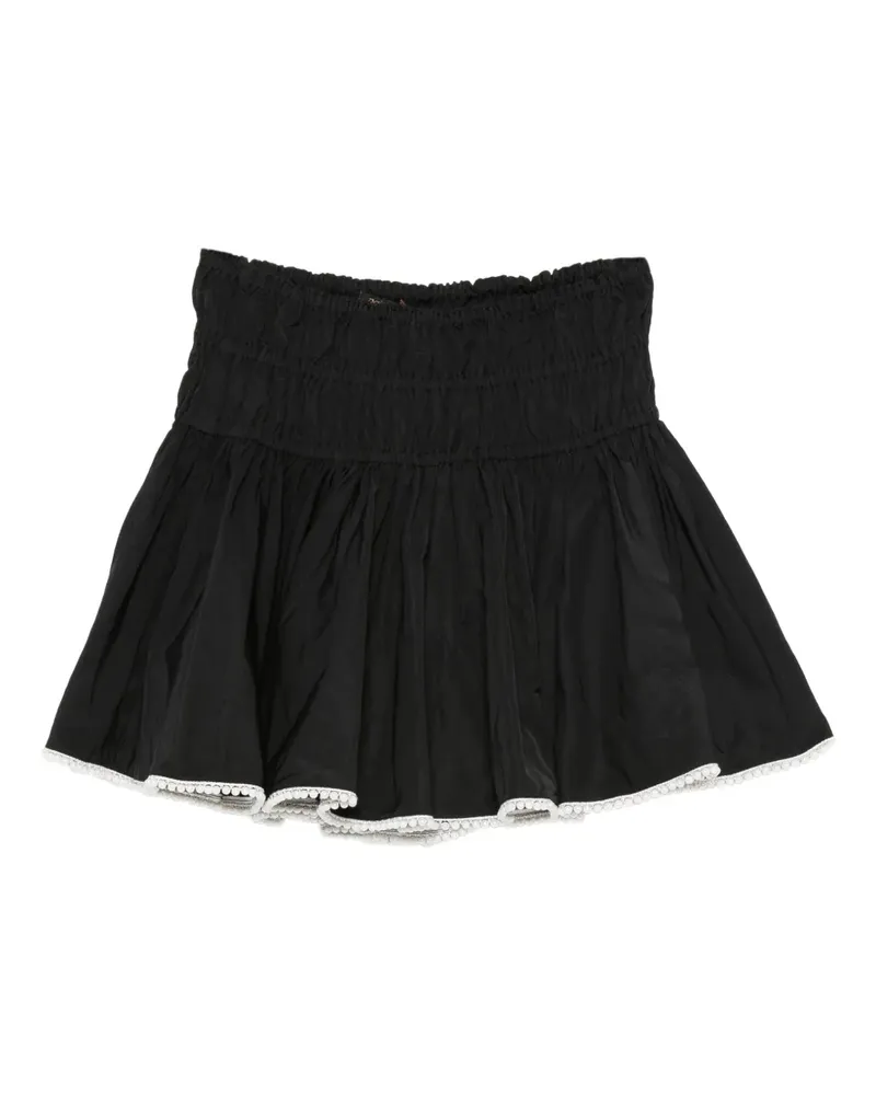 Maje pearl mini skirt - Schwarz Schwarz