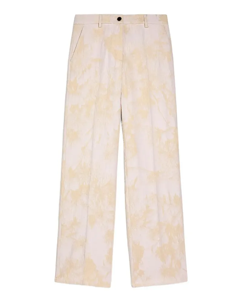 Momoni Jeans mit Jacquardmuster - Nude Nude