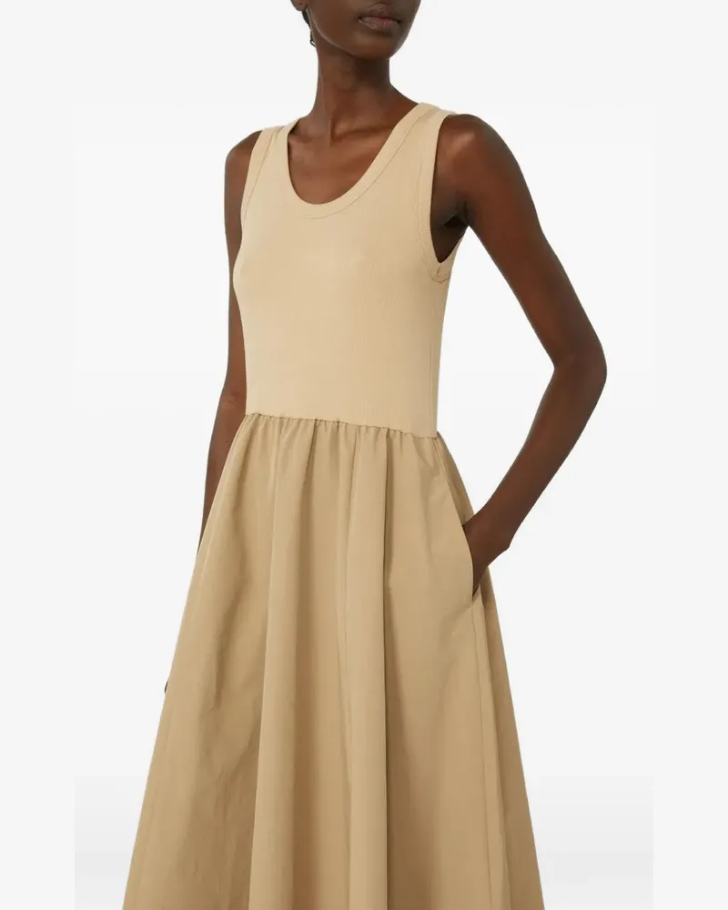 Max Mara Midikleid-Set in A-Linie - Nude Nude