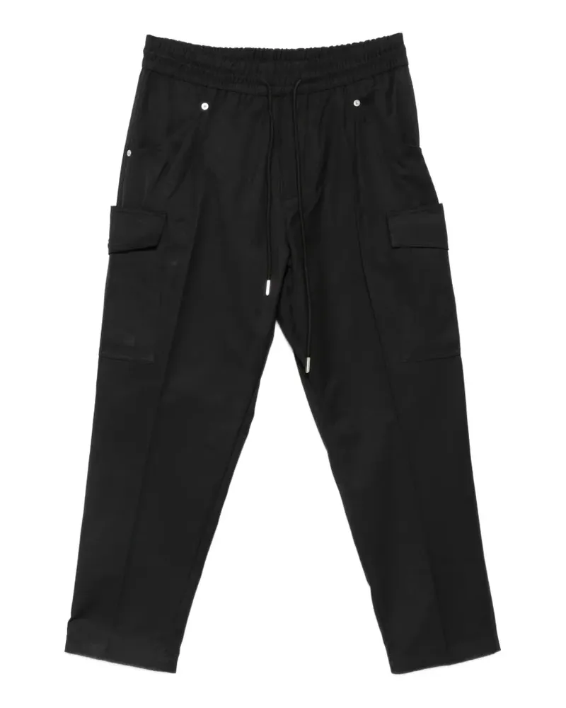 Yes London drawstring cargo pants - Schwarz Schwarz
