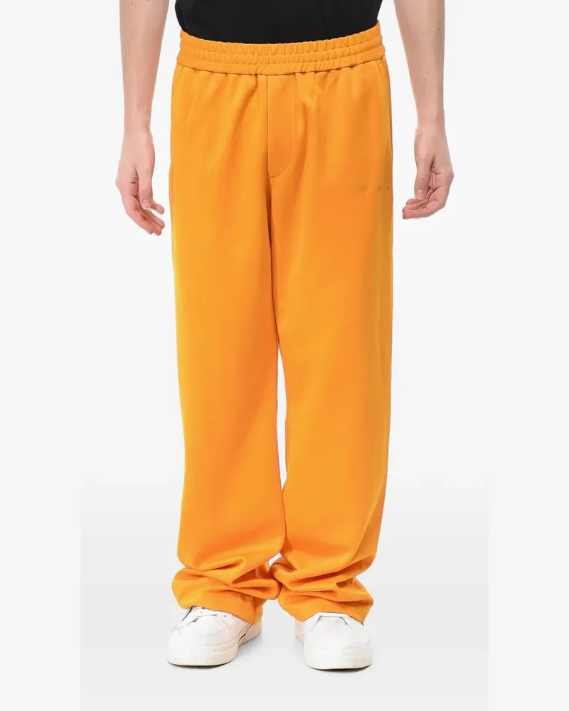 OFF-WHITE drawstring elasticated track trousers - Orange Orange