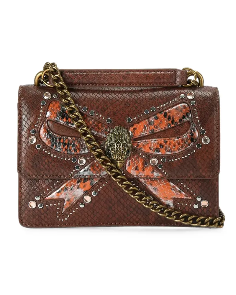 Kurt Geiger Kensington Mini-Tasche mit Kristallen - Braun Braun