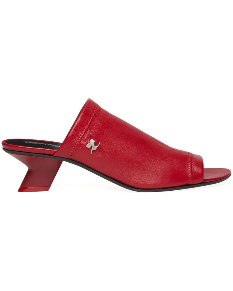 Courrèges Klassische Mules - Rot Rot